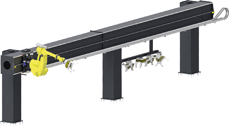 RoboRail – Roboterhandling mit maximaler Reichweite